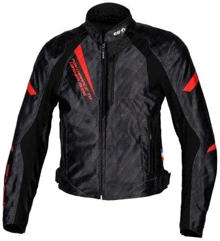 [エルフ] ジャケット スフィーダジャケット メンズ EJ-S113 ブラック&レッド M