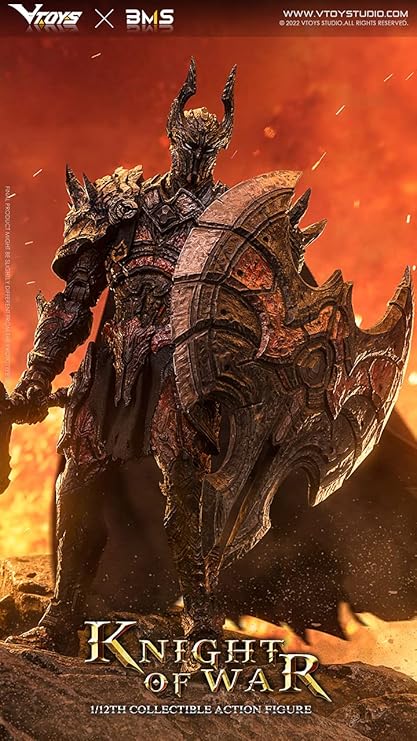 VTOYS x BMS VSD005 ナイト オブ ウォー 1/12スケール POM&ABS&PVC製 塗装済み可動フィギュア