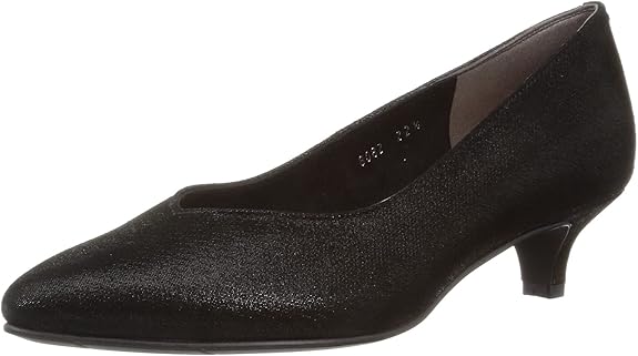 [ユニティ] パンプス アーモンドトゥVカットプレーンパンプス レディース 8082