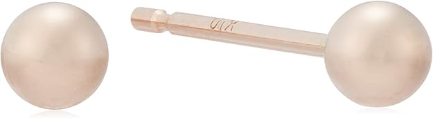 [ステラ.ジェイ] Stellar.J 3mm丸玉ピアス K10ピンクゴールド BM_0030_C-31