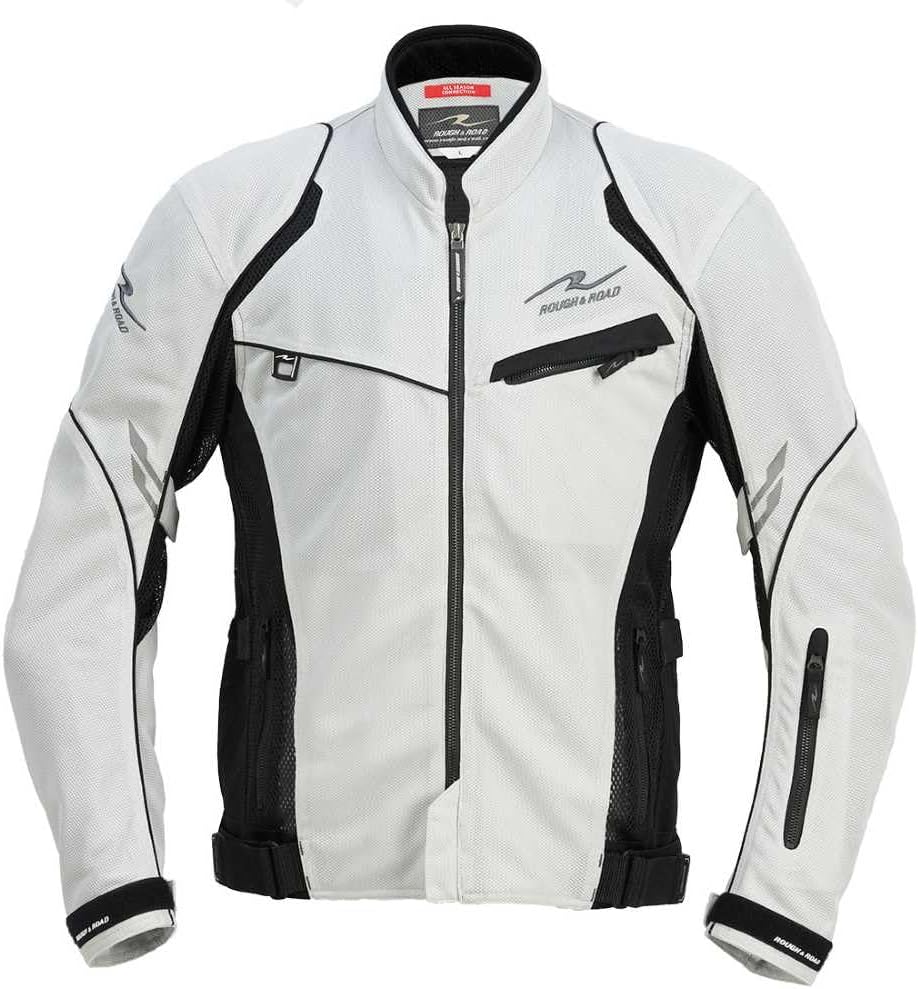 [ラフ&ロード] バイク用 ジャケット ジェットエアメッシュジャケットFP プラチナシルバー WMサイズ レディース レディース RR7350SVL2